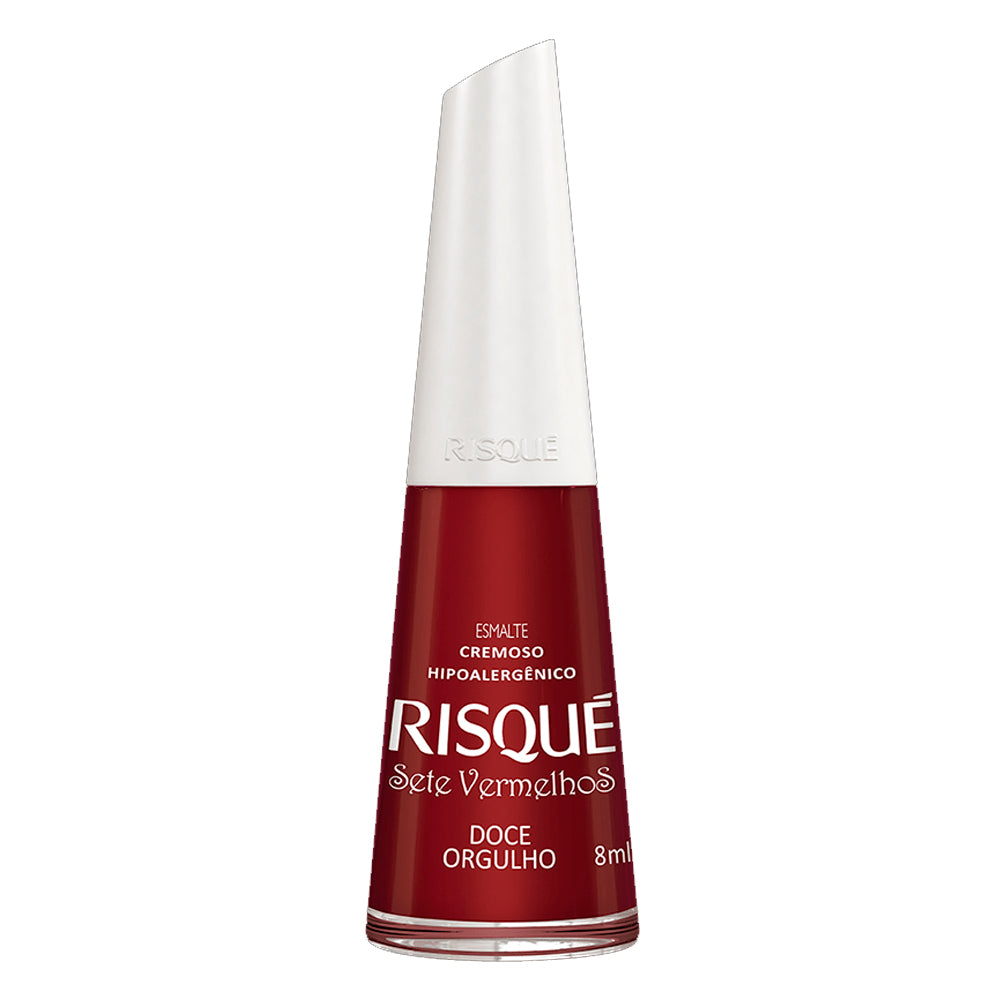 Esmalte Cremoso Risqué Sete Vermelhos Doce Orgulho 8ml