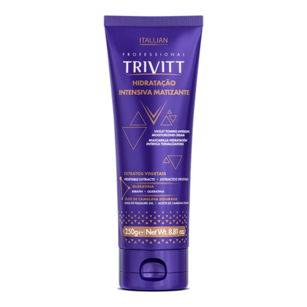 Máscara Capilar Itallian Hairtech Trivitt Hidratação Intensiva Matizante 250g