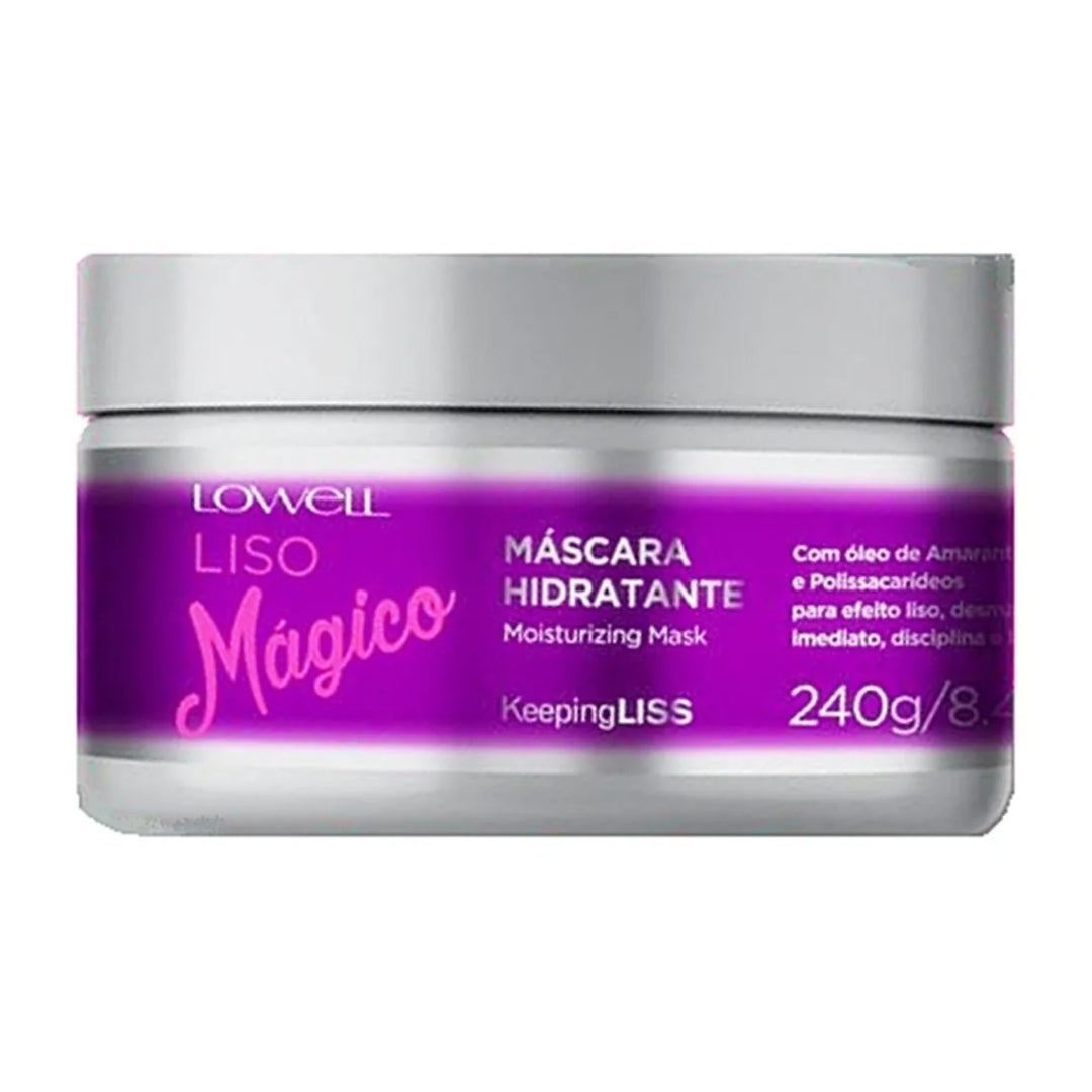 Máscara Hidratante Lowell Liso Magico 240g
