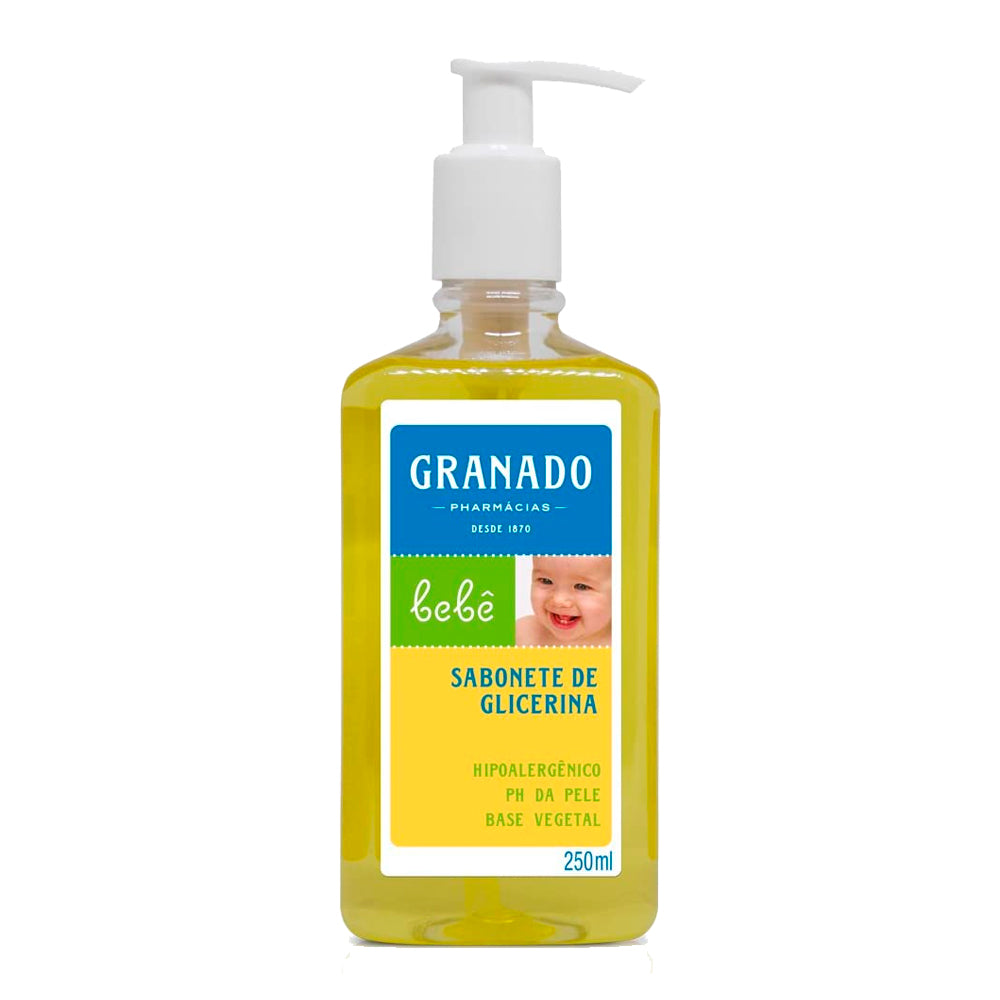 Sabonete Líquido Granado Bebê Glicerina Tradicional 250ml