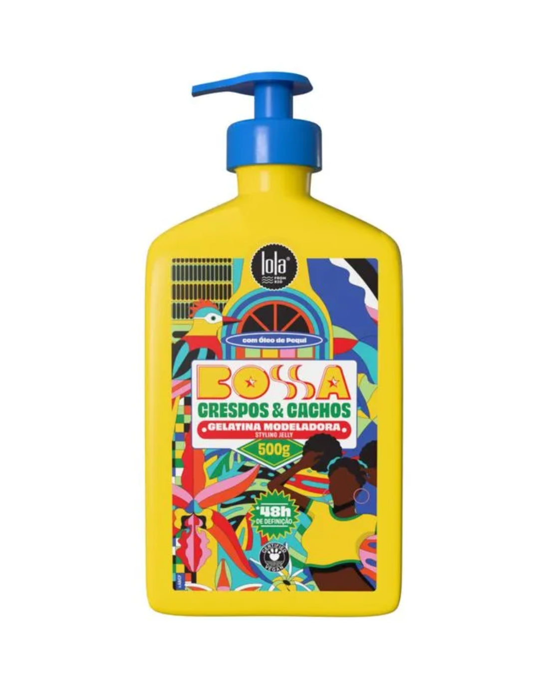 Lola Gelatina Modeladora Bossa Crespos e Cachos 500g