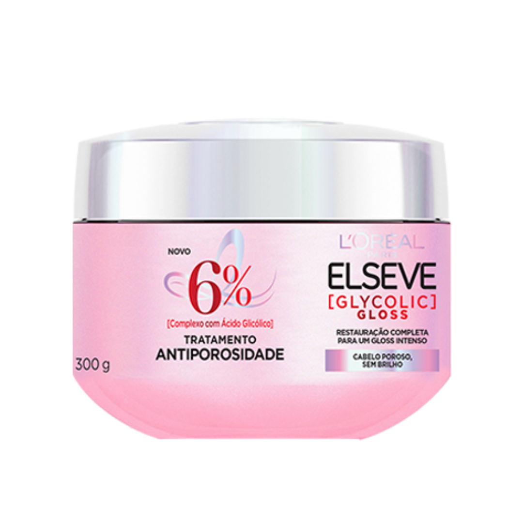 Creme de Tratamento Elseve Glycolic Gloss Antiporosidade - 300g