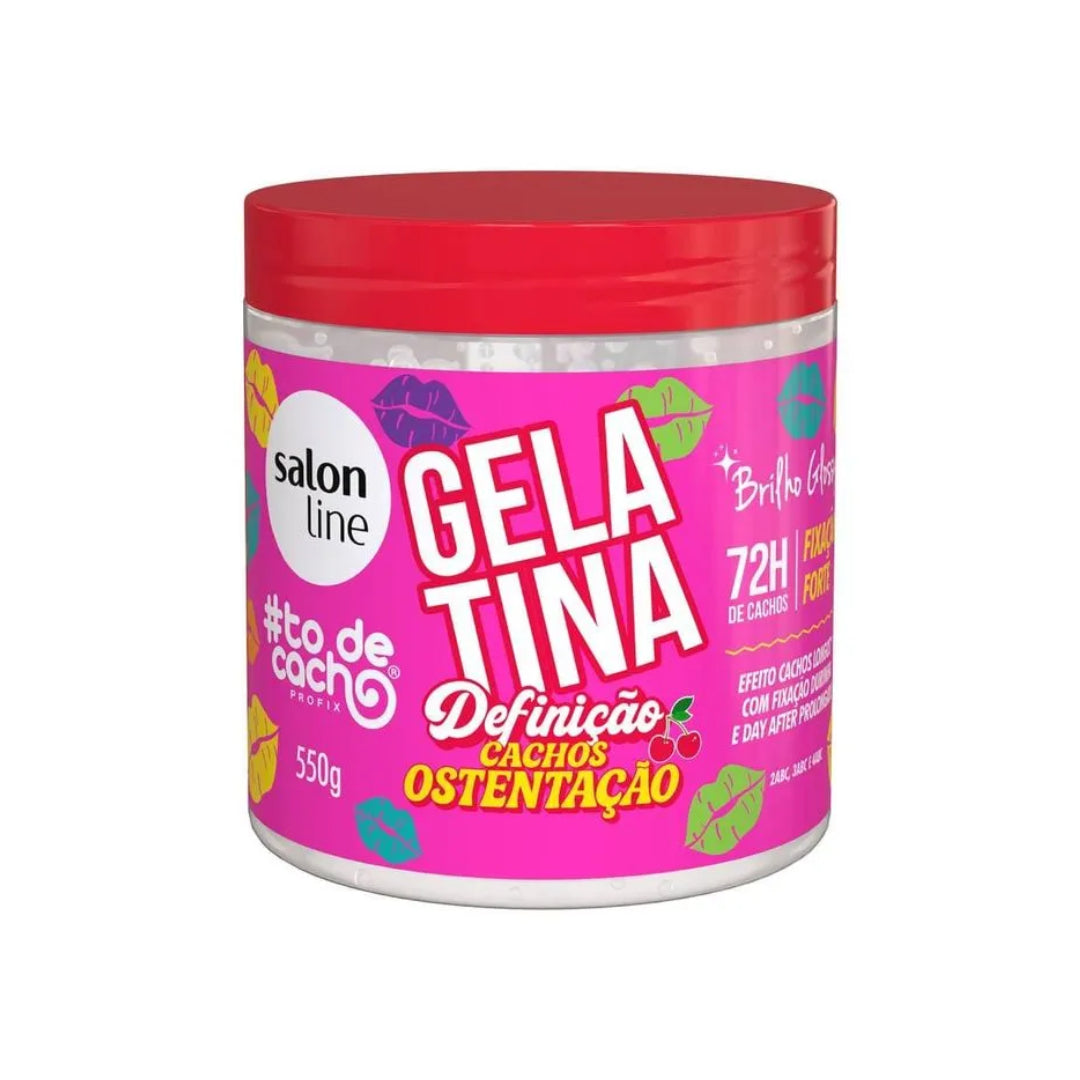 Gelatina Salon line #To de cacho Definição Cachos Ostentação 550g