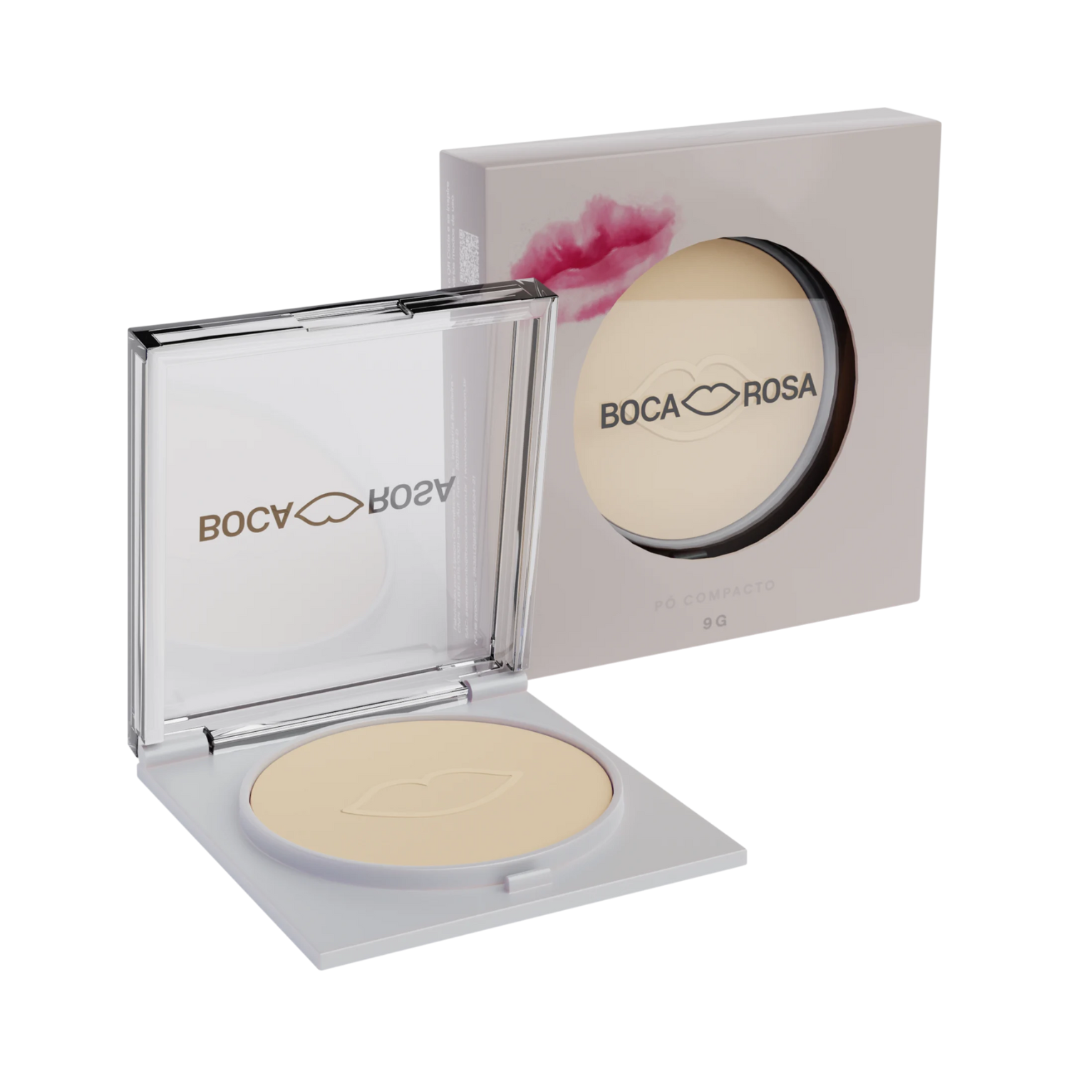 Pó Compacto Boca Rosa BR01 9g