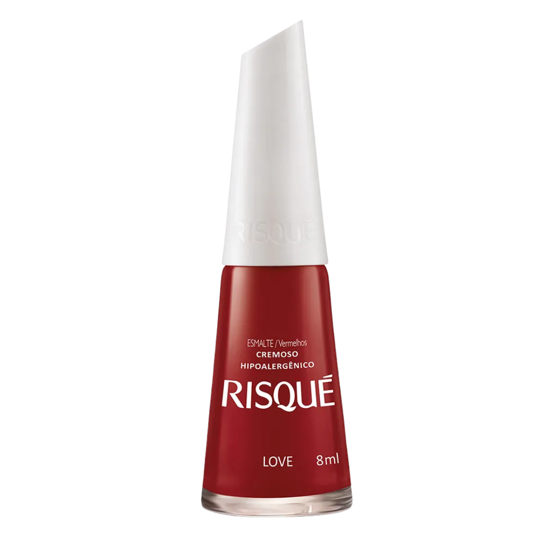 Esmalte Cremoso Risqué Vermelhos Love 8ml