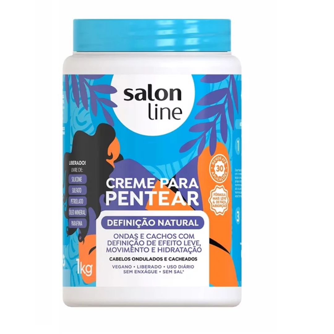 Creme Para Pentear Salon Line Definição Natural 1kg