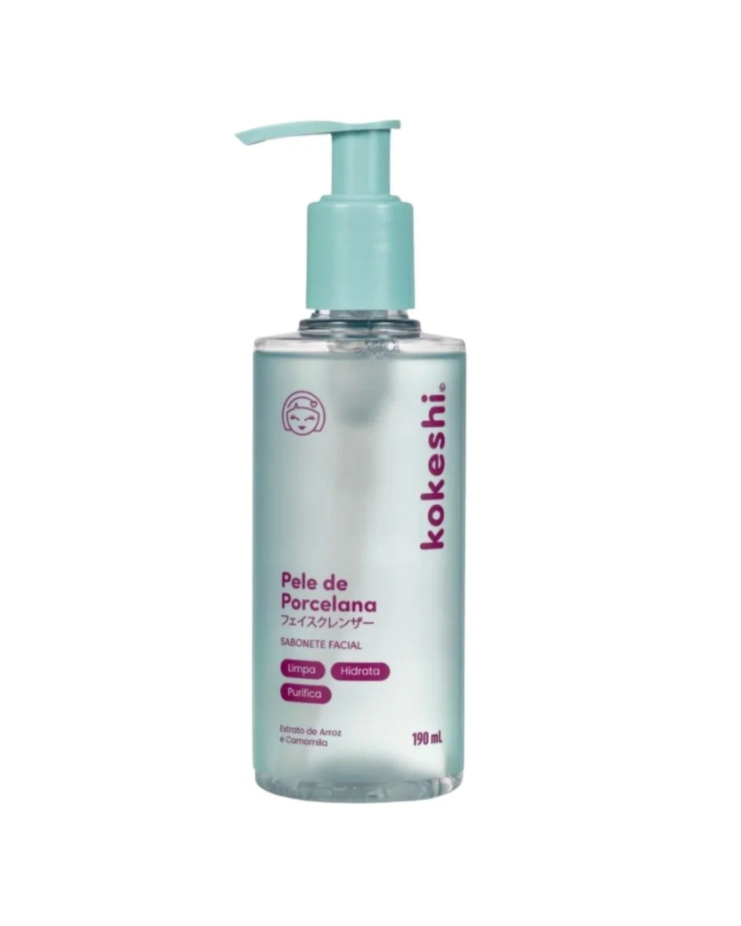 Sabonete Facial Pele De Porcelana Kokeshi 190ml