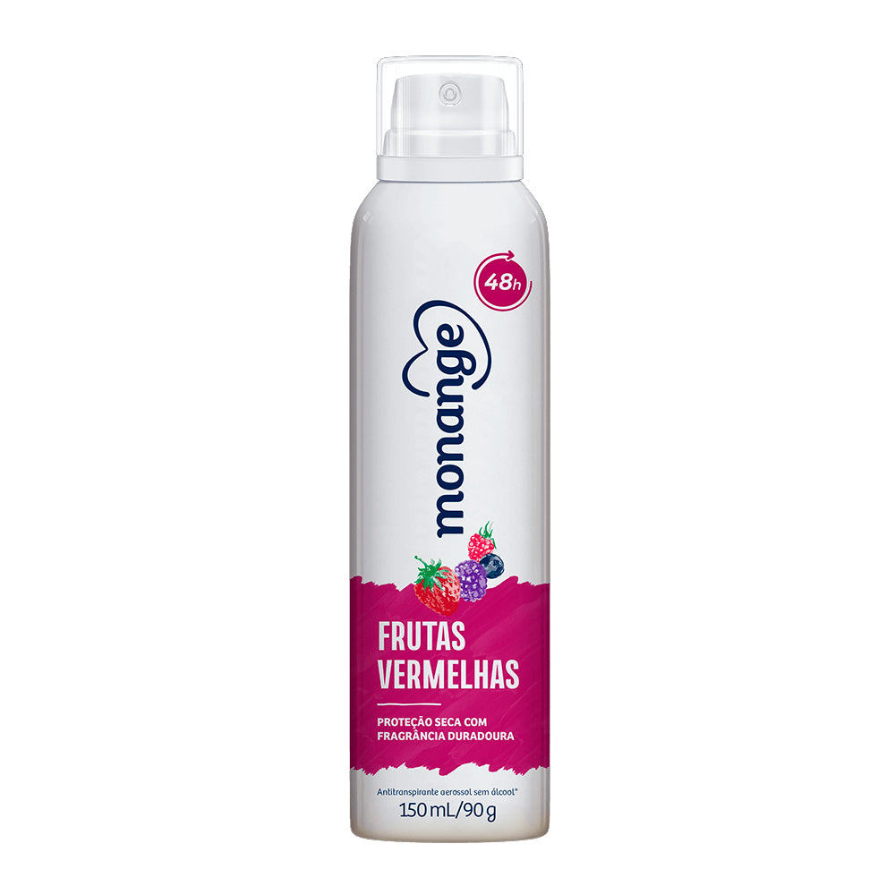 Desodorante Antitranspirante Monange Aerossol Frutas Vermelhas 90g