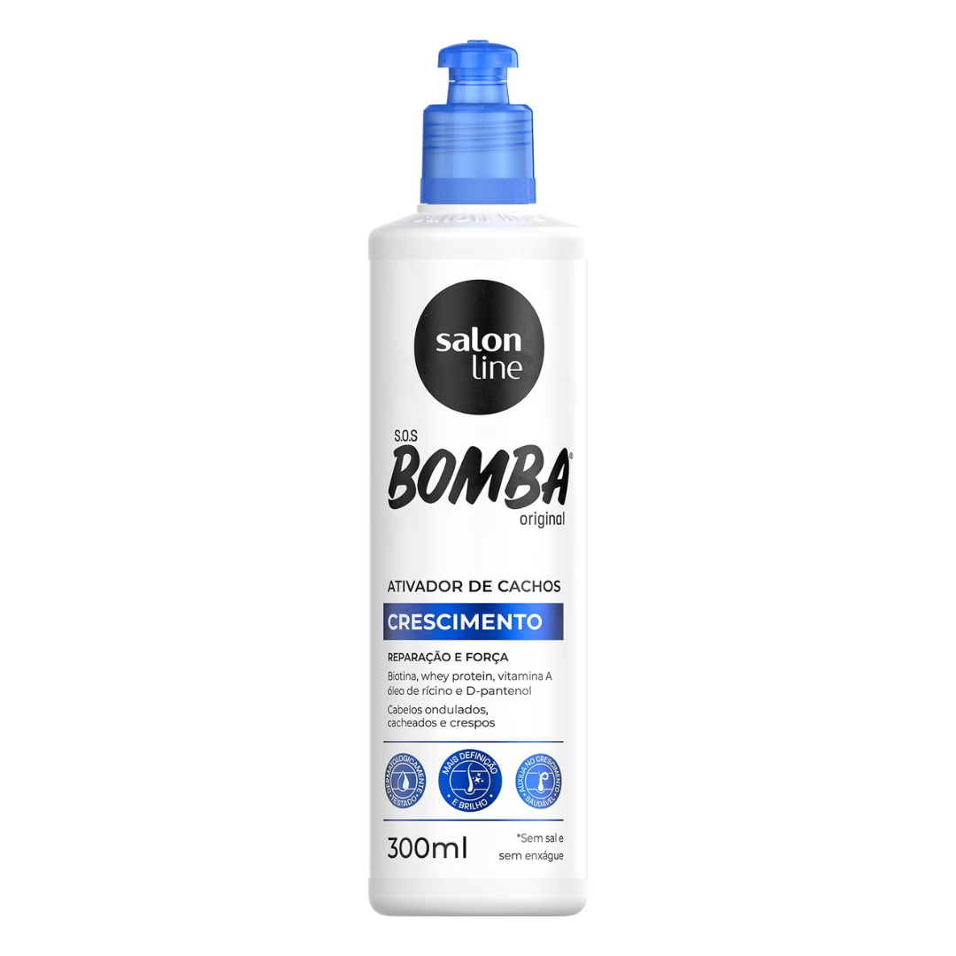Ativador de Cachos SOS Bomba Original Salon Line 300ml