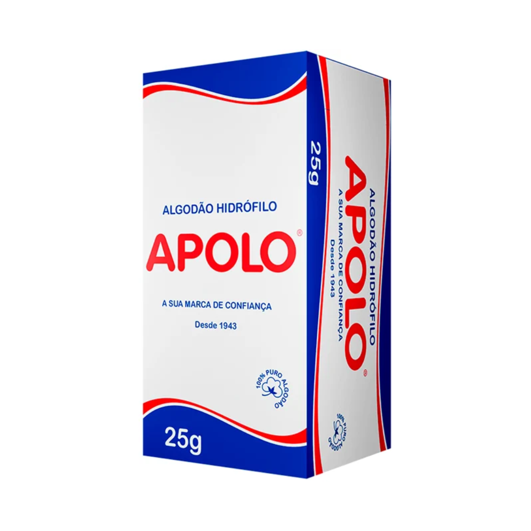 Algodão Apolo Caixa 25g