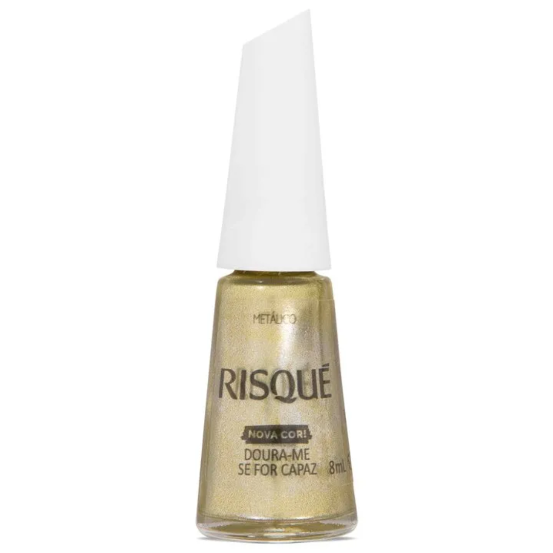 Esmalte Metálico Risqué Nova Cor! Doura-me Se For Capaz 8ml