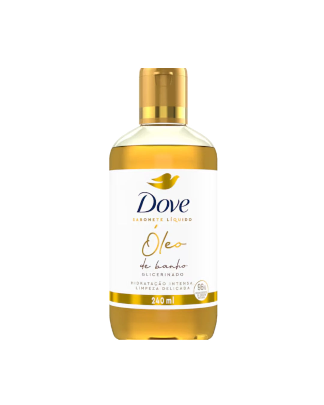 O Sabonete Líquido Dove Óleo De Banho Glicerinado 240ml