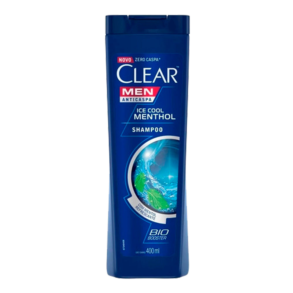 Shampoo Anticaspa Clear Men Ice Cool Menthol 400ml
