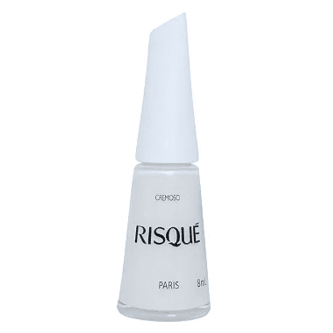 Esmalte Cremoso Risqué Brancos Paris 8ml