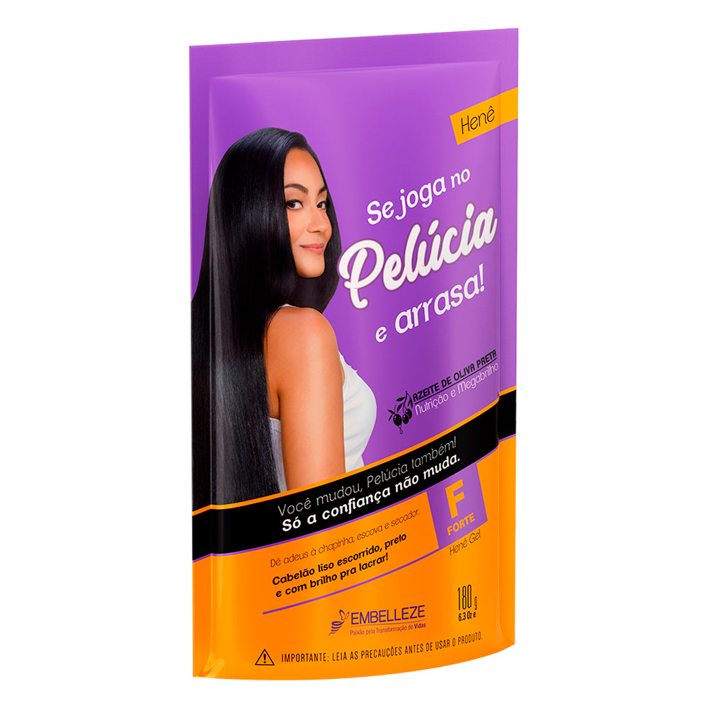 Alisante Henê Pelúcia Forte Pouch 180g