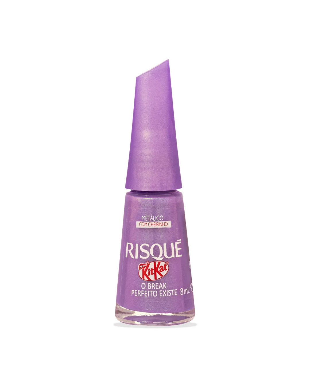 Esmalte Metálico Risqué KitKat O Break Perfeito Existe 8ml