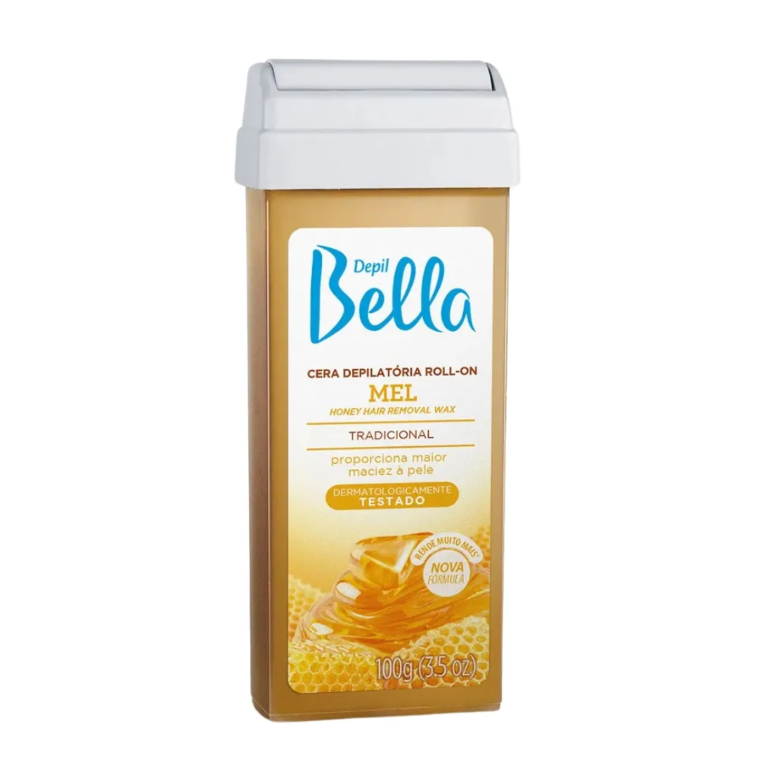 Cera Depilatória Roll On Depil Bella Mel Refil 100g