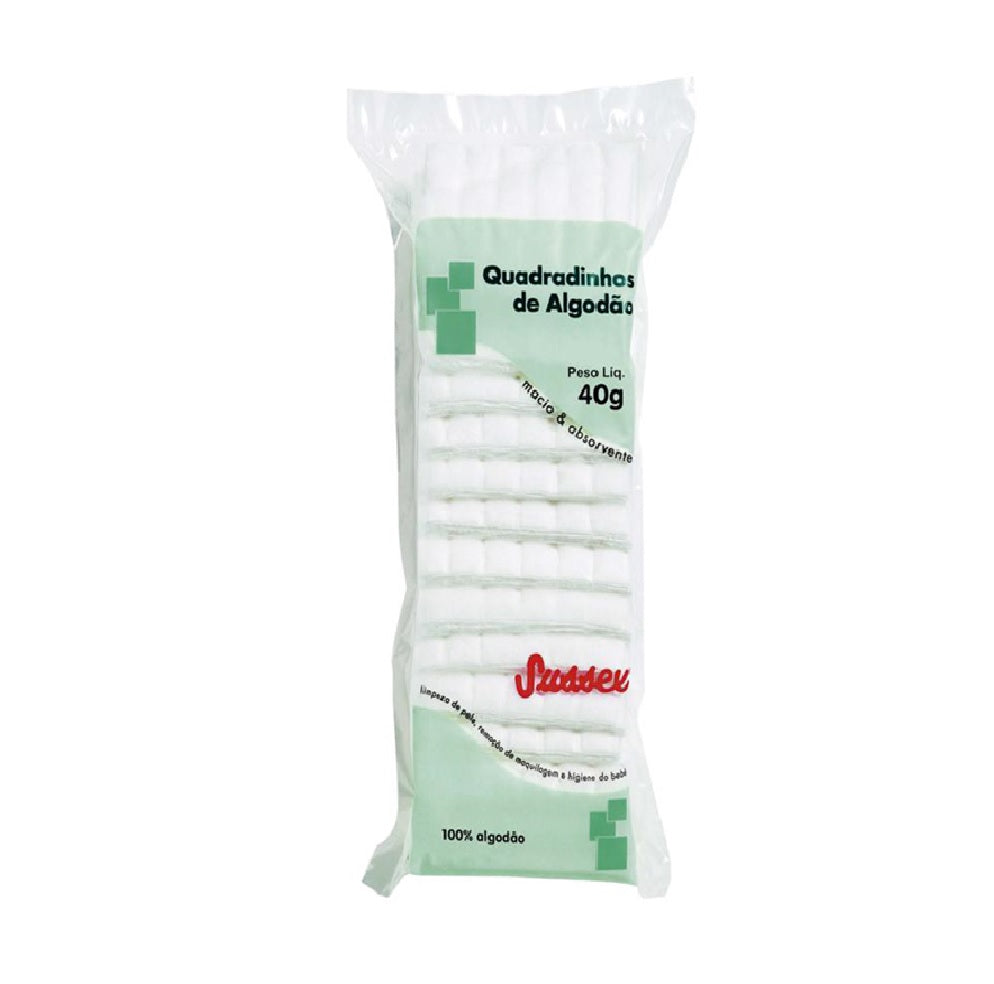 Algodão Sussex Quadradinho Branco 40g