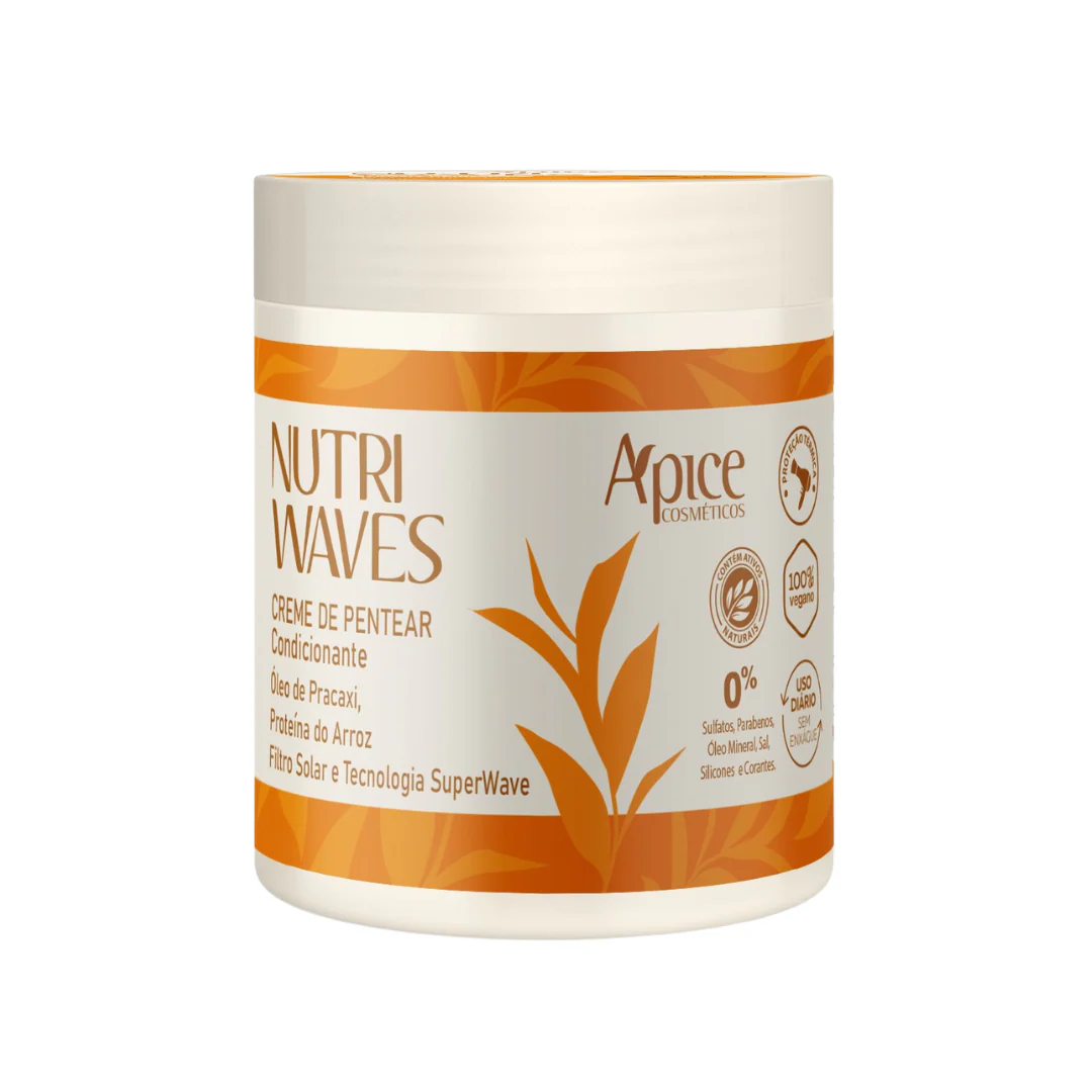Creme de Pentear Nutri Waves No Poo / Low Poo Apice 500g