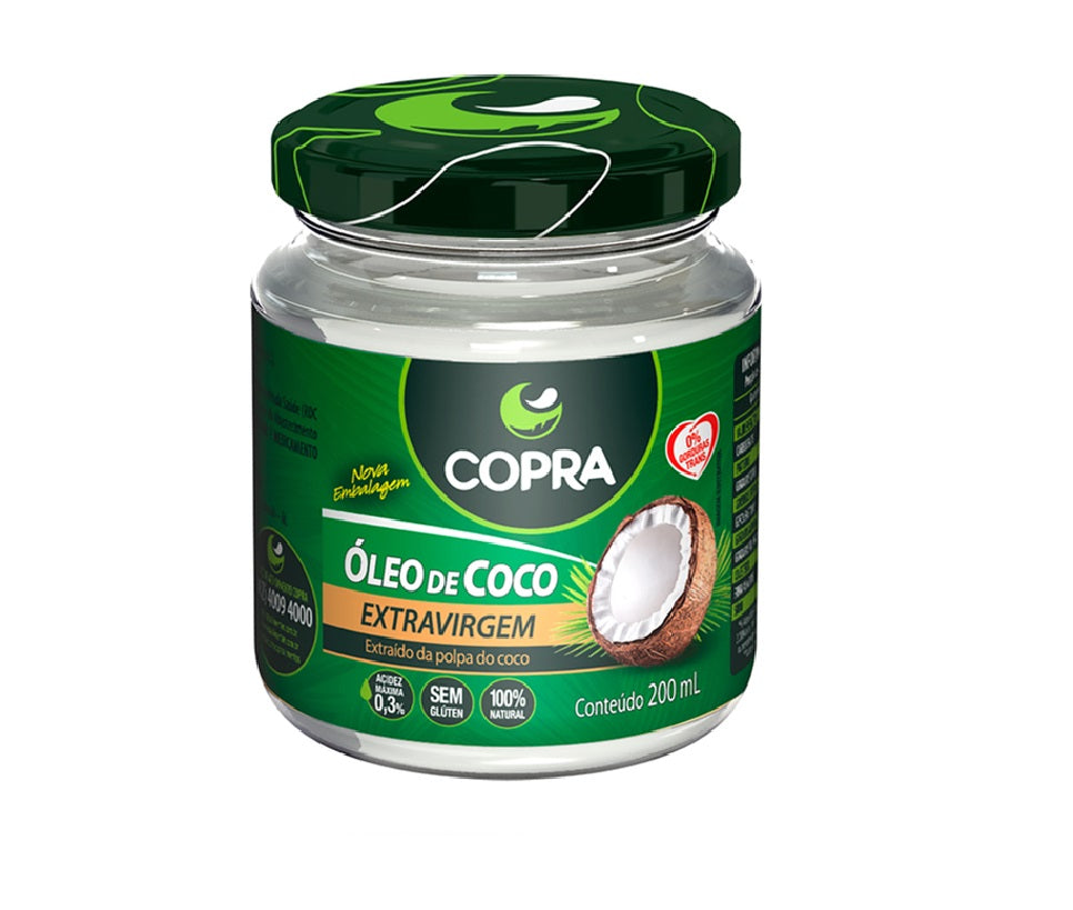Óleo de Coco Extra-Virgem Copra 200ml
