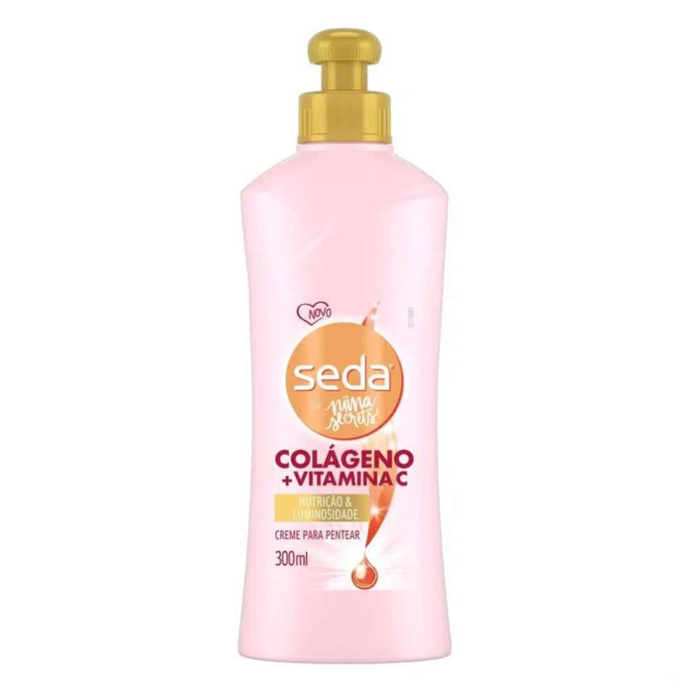 Creme Para Pentear Seda Colágeno e Vitamina C 300ml