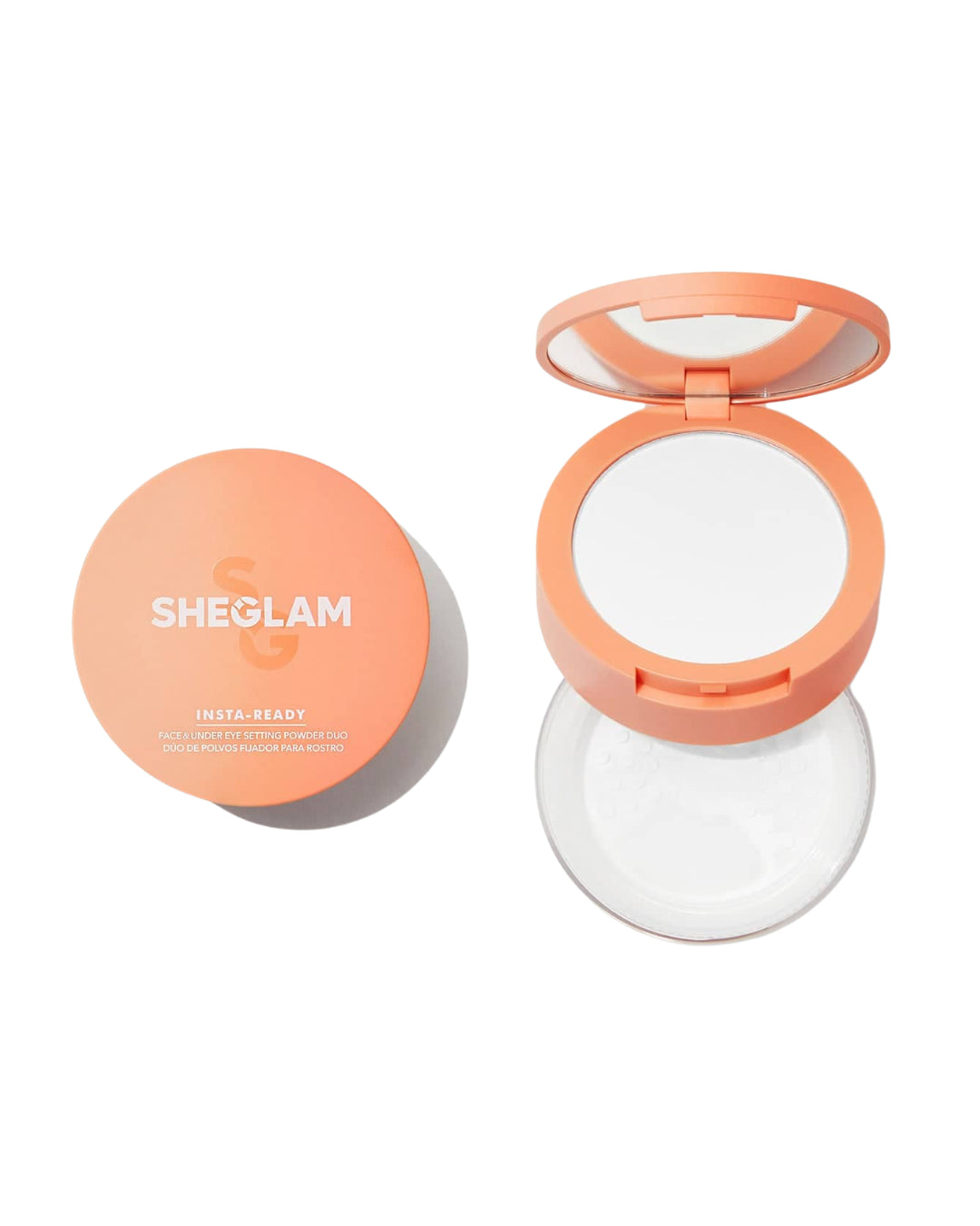 Pó Duo Facial e Olhos Insta Ready Translúcido Sheglam