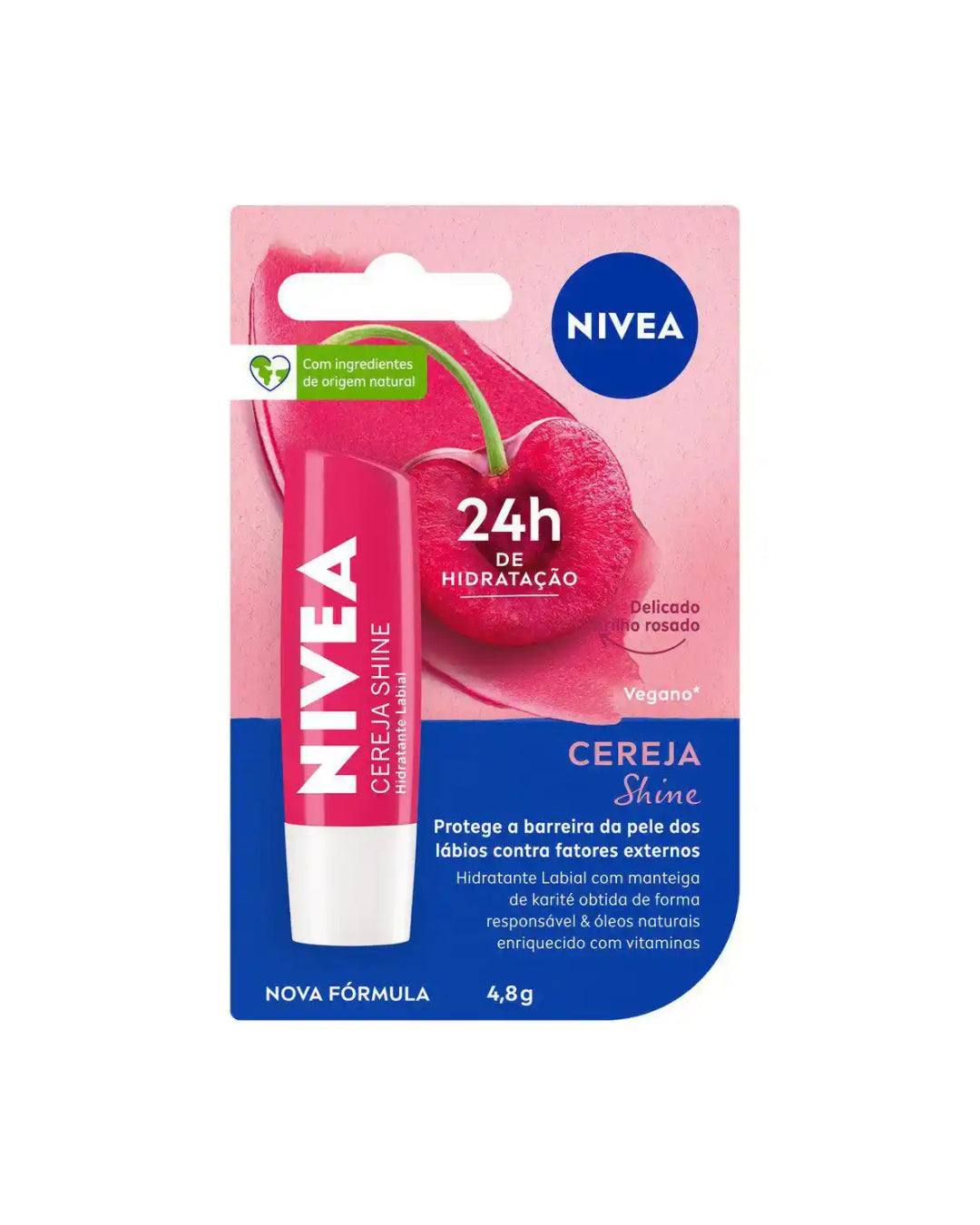 Hidratante Labial Nivea Cereja Shine