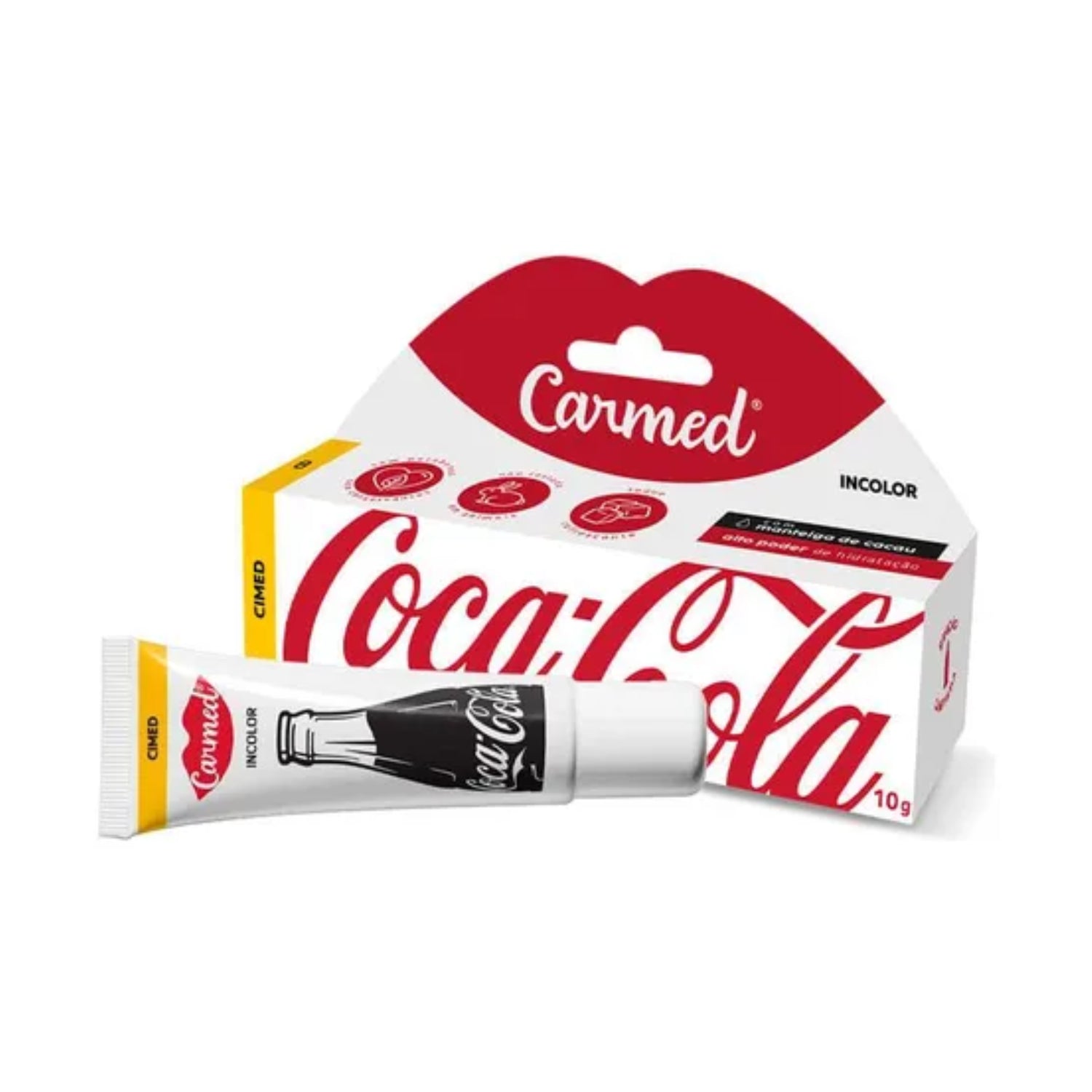 Hidratante Labial Carmed Coca Cola Incolor 10g