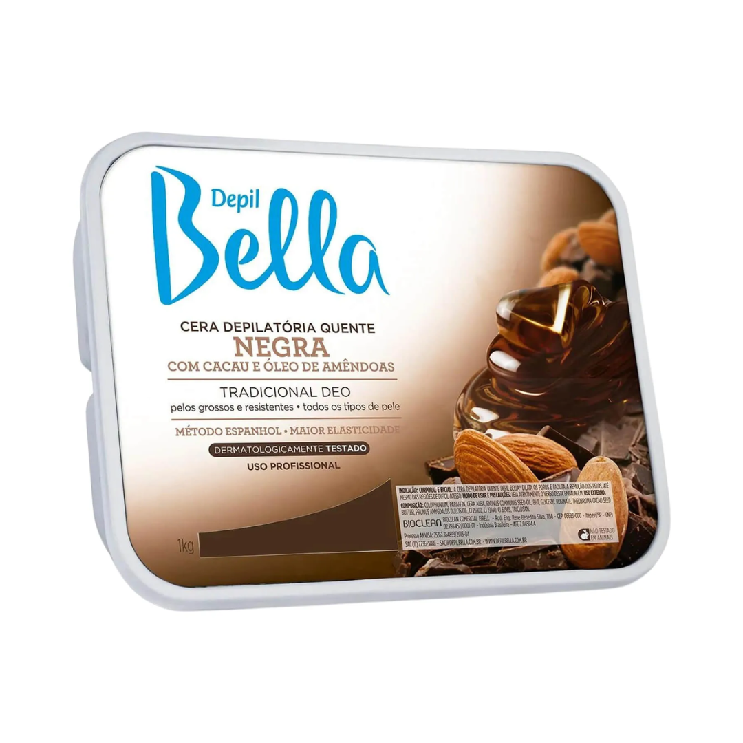 Cera Quente Em Barra Depil Bella Negra 1Kg
