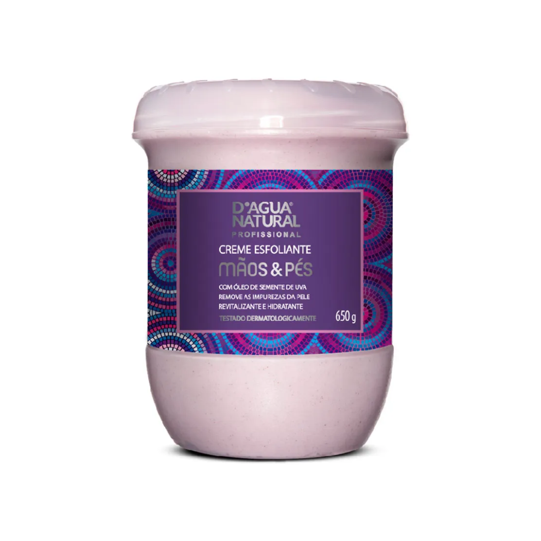 Creme Esfoliante Dagua Natural Mãos Pés 650g