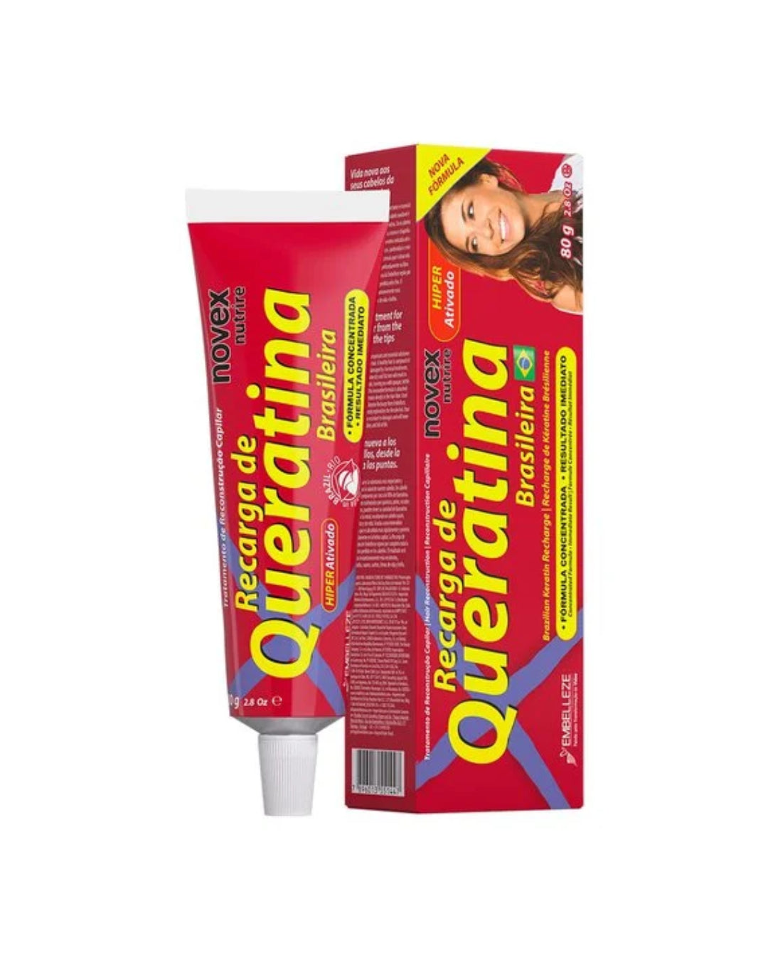 Reconstrutor Novex Recarga de Queratina 80g