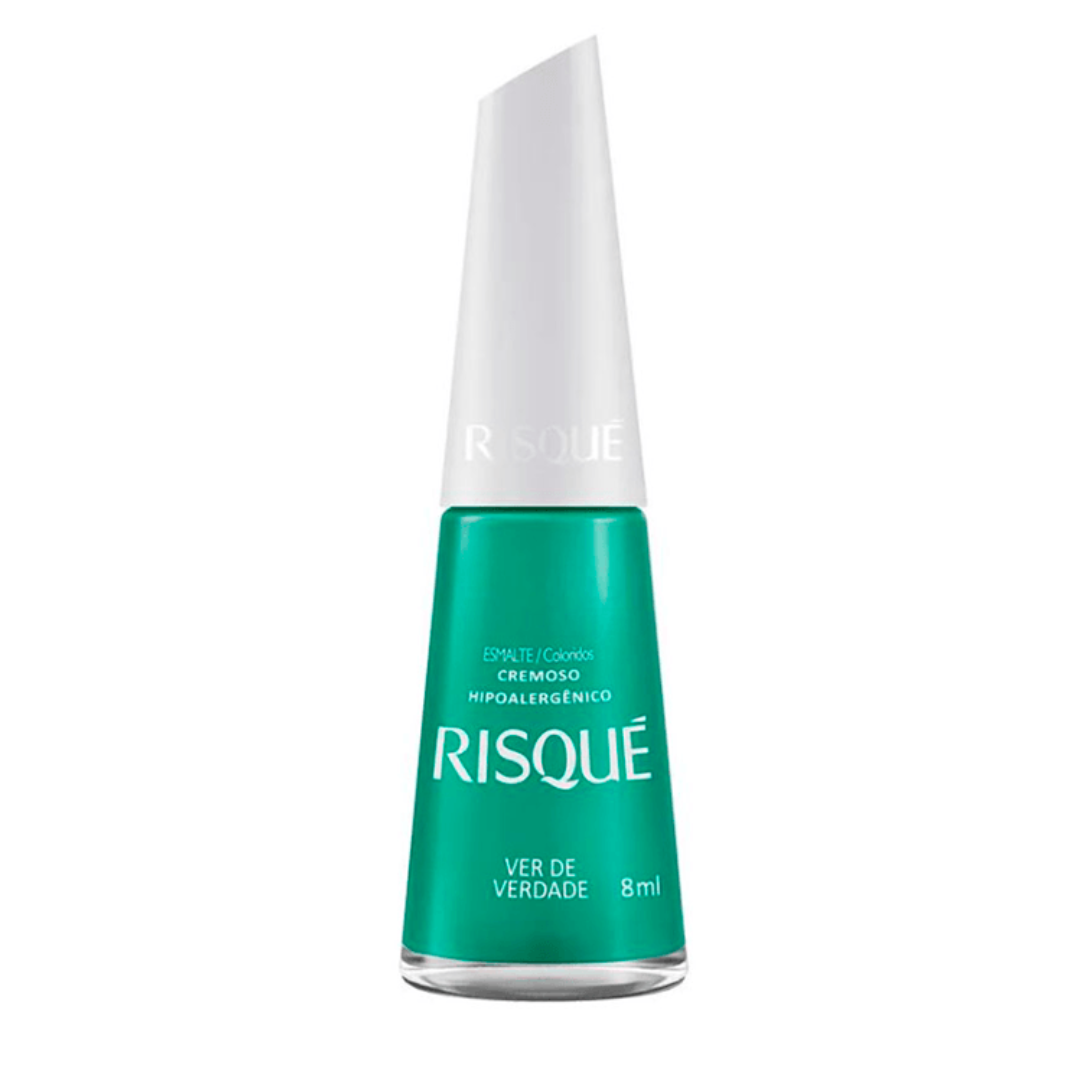Esmalte Cremoso Risqué Coloridos Ver de Verdade 8ml