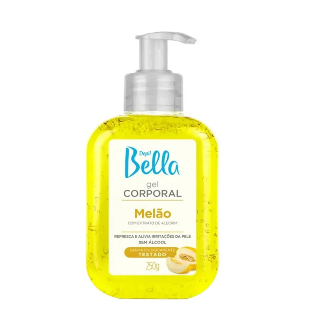 Gel Corporal Melão Pós Depilação Depil Bella 250g