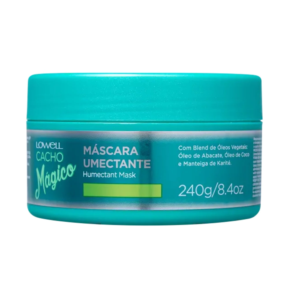 Máscara Capilar Lowell Cacho Mágico Umectante 240g 