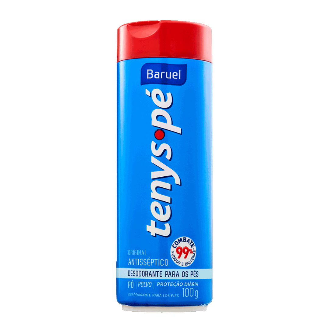 Talco Desodorante para Pés Tenys Pé Baruel Original 100g