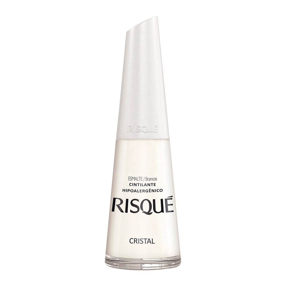 Esmalte Cintilante Risqué Brancos Cristal 8ml