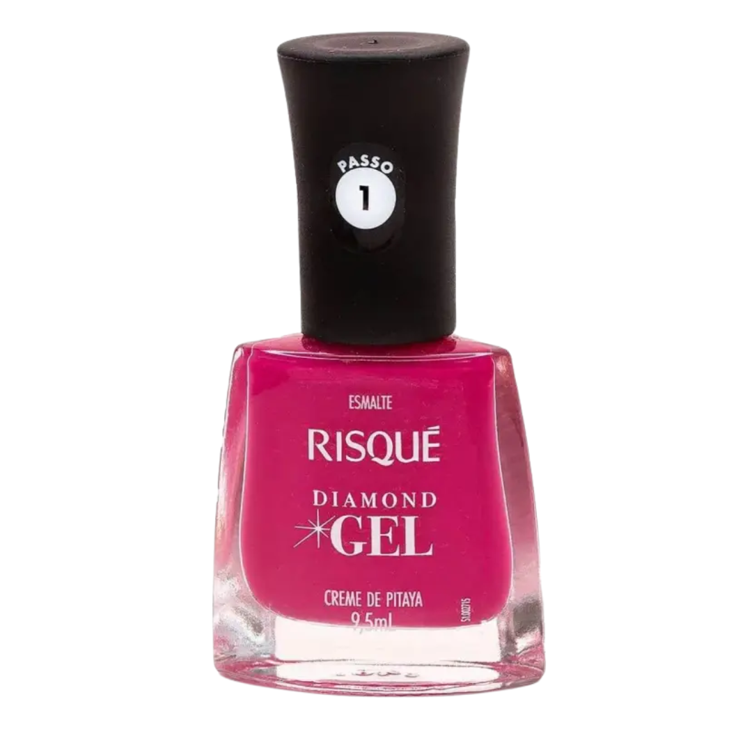 Esmalte Risqué Diamond Gel Creme de Pitaya 9,5ml