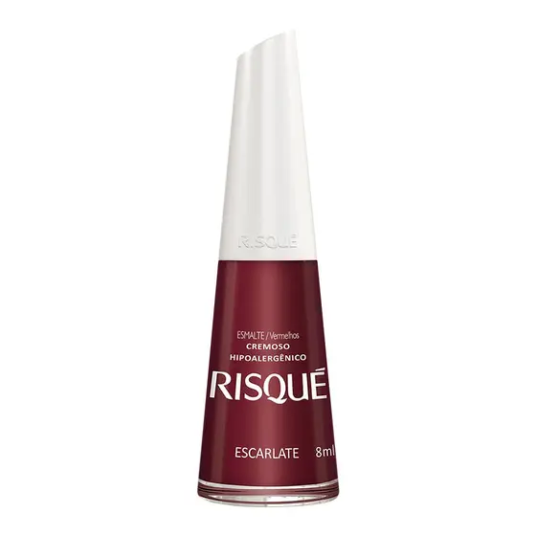 Esmalte Cremoso Risqué Vermelhos Escarlate 8ml