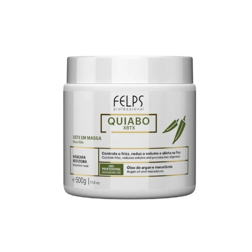 Máscara Botox Felps XBTX em Massa Óleo de Argan e Macadâmia 500g