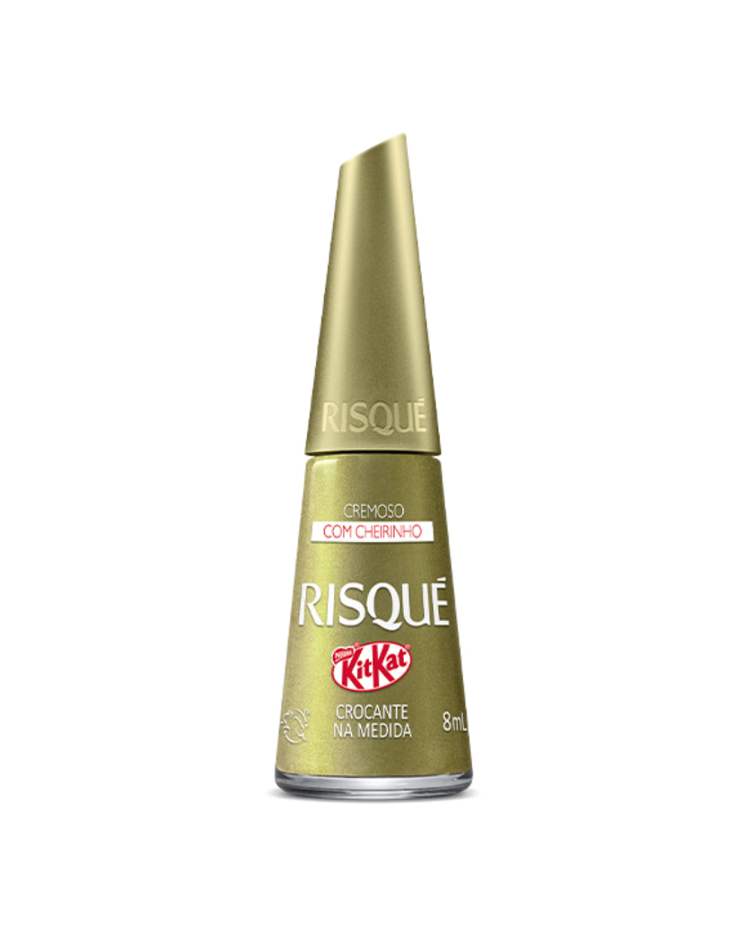 Esmalte Cremoso Risqué KitKat Crocante na Medida 8ml