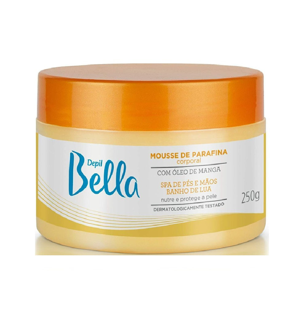 Mousse Depil Bella de Parafina com Óleo de Manga 250g