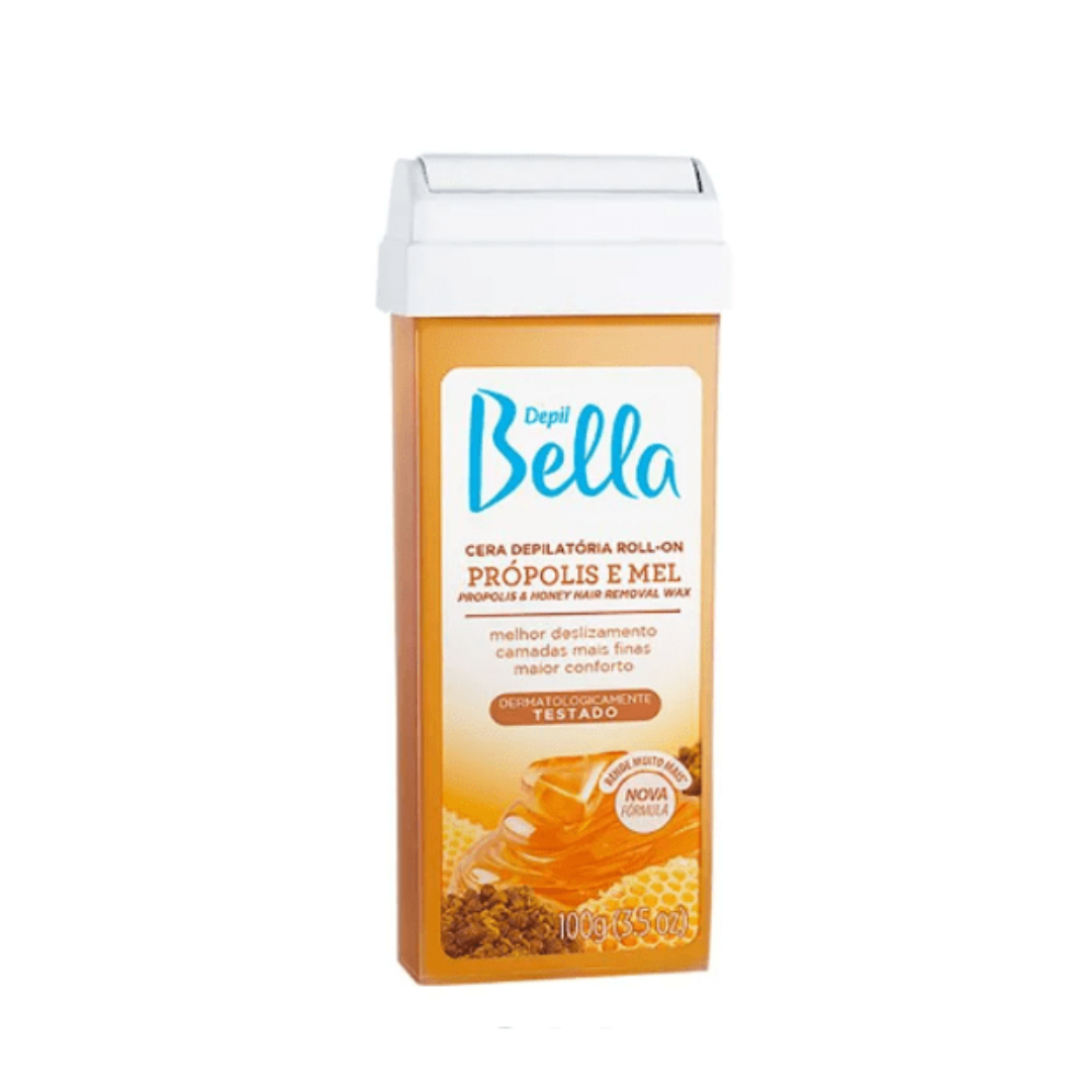 Cera Depilatória Roll On Depil Bella Própolis Refil 100g