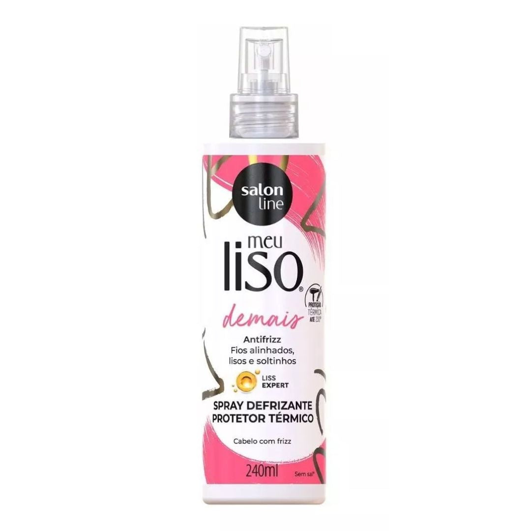 Spray Defrizante Protetor Térmico Salon Line Meu Liso Demais 240ml