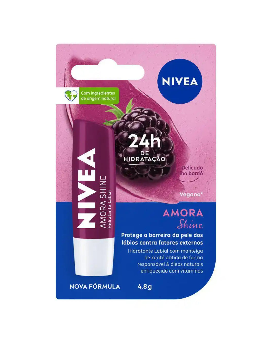 Hidratante Labial Nivea Amora Shine