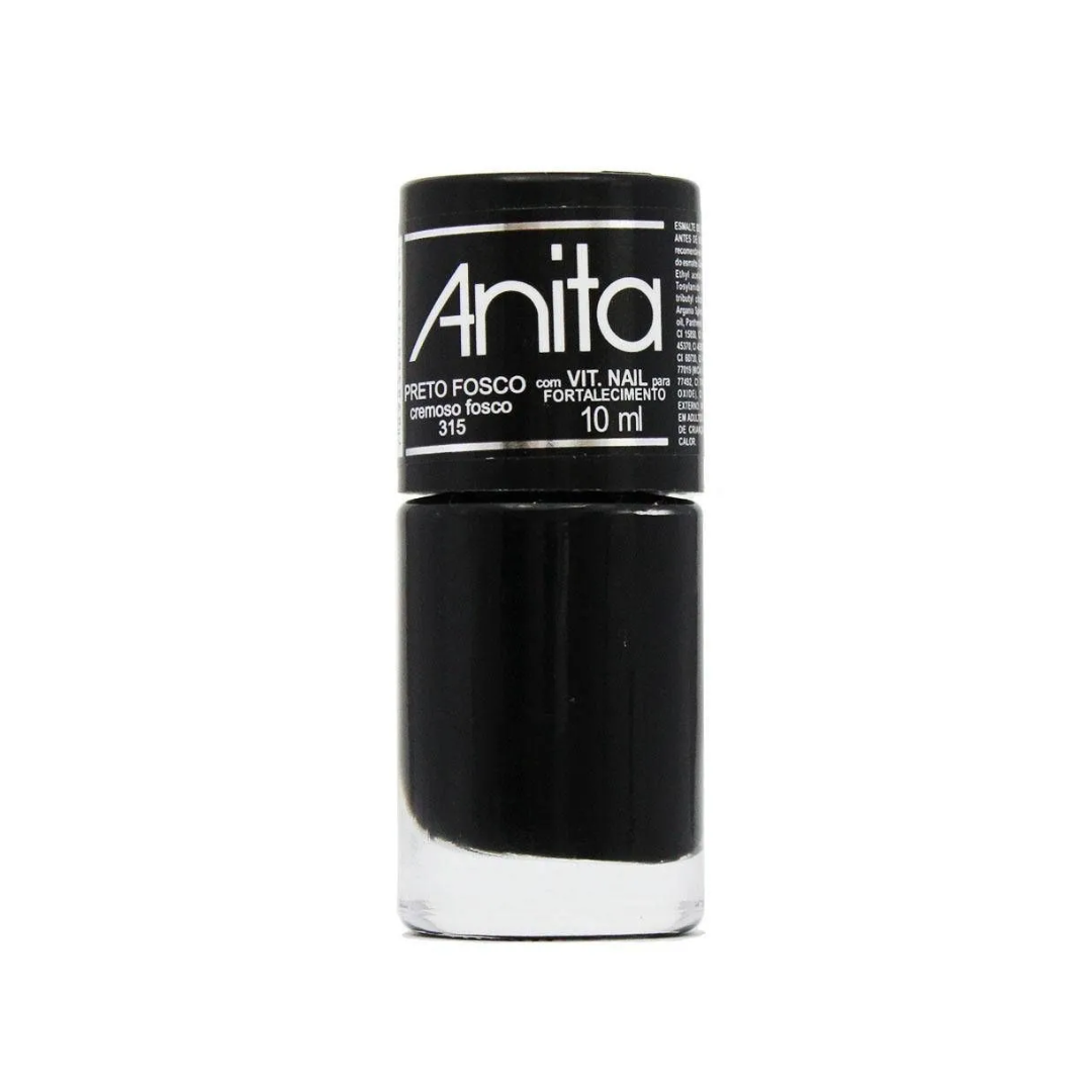 Esmalte Anita Preto Fosco 315 10ml