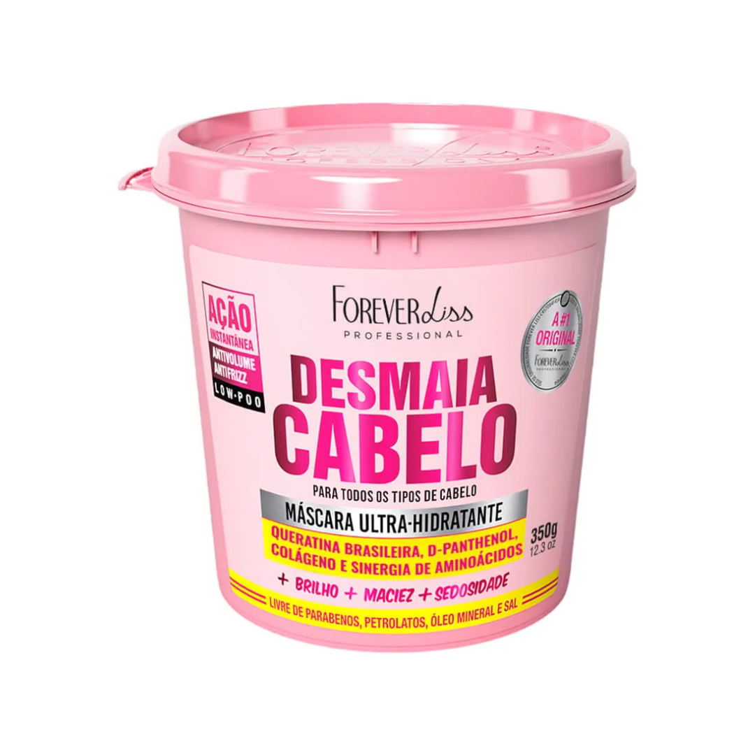 Máscara Ultra Hidratante Forever Liss Desmaia Cabelo 350g