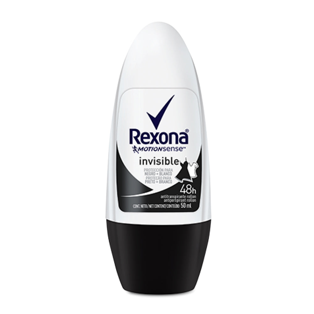 Desodorante Antitranspirante Rollon Rexona Men Antibacterial + Invisible 50ml