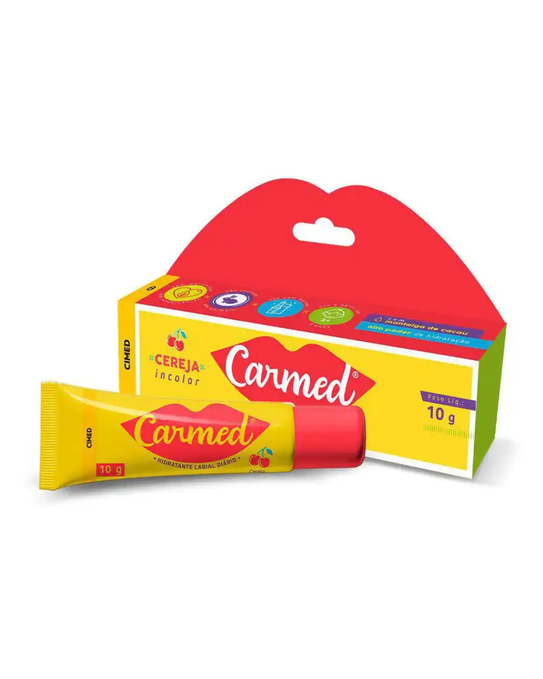 Hidratante Labial Carmed Cereja Incolor 10g
