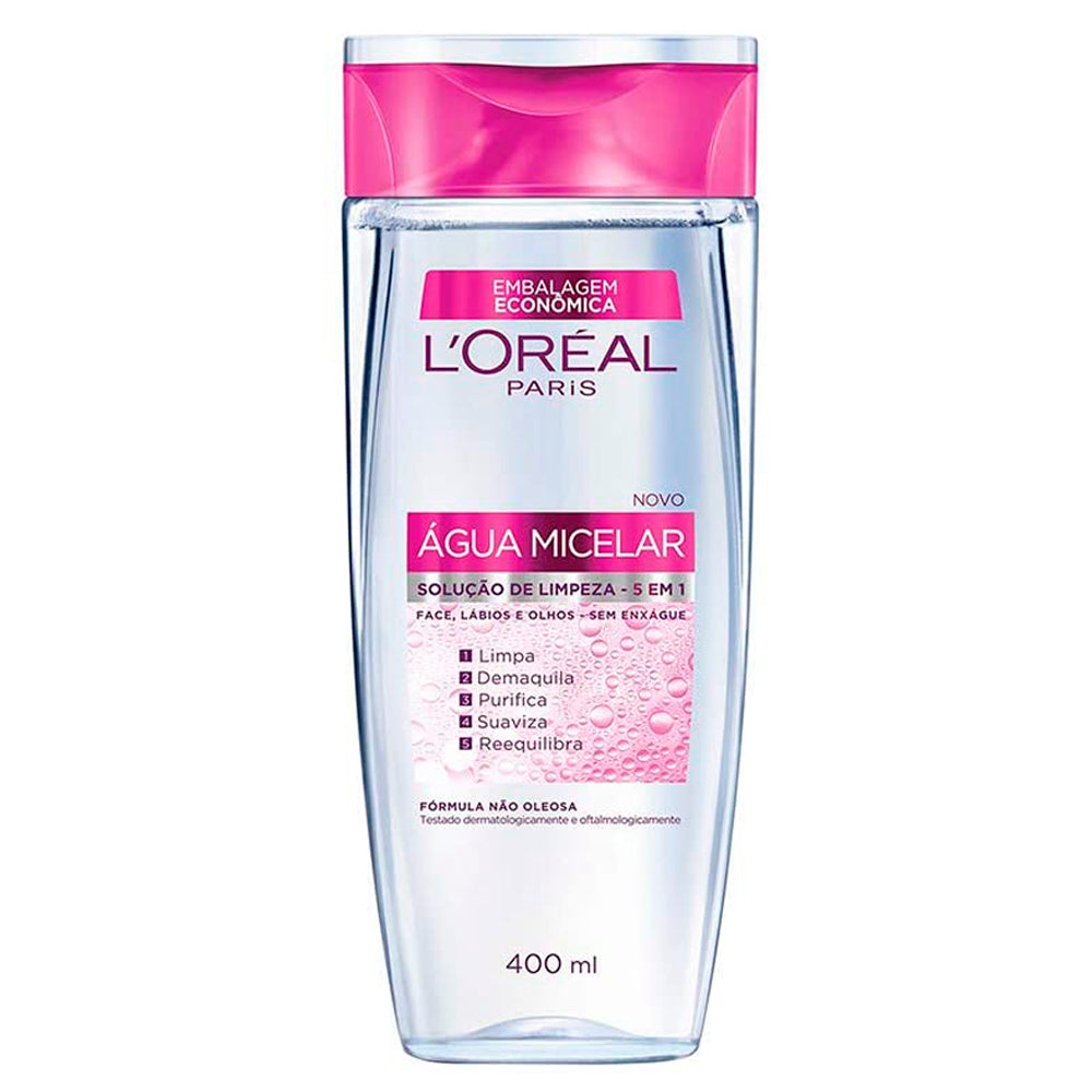 Água Micelar Loréal Paris 5 em 1 400ml