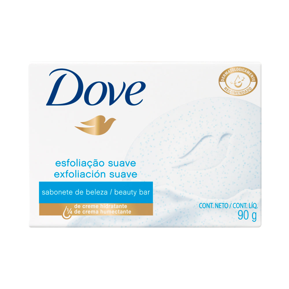 Sabonete em barra dove esfoliação suave 90g